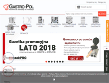 Tablet Screenshot of gastro-pol.pl